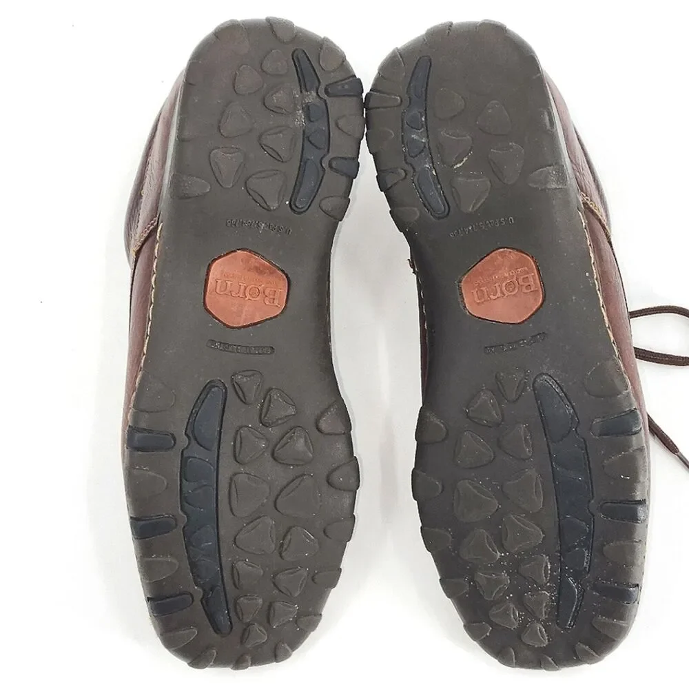 Vintage Born Tycoon Shoes Men's Size 11 Brown Full Grain Leather M6186 Oxford